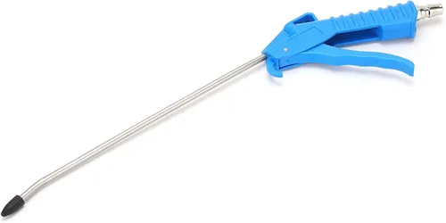 Vista 9 de Pistola de soplado de aire con boquilla en ángulo de 10 pulgadas de largo, pistola de aire industrial de largo alcance, accesorios de compresor
