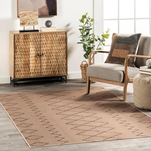 Vista 39 de nuLOOM Alfombra de Área Easy-Jute de 5' x 8', Lavable a Máquina, Antideslizante, para Sala de Estar, Dormitorio, Habitación de Niños, Guardería