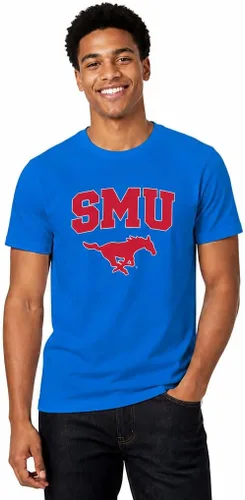 Vista 94 de Campus Colors NCAA - Camiseta de algodón para adulto, unisex, para el día del juego Azul marino