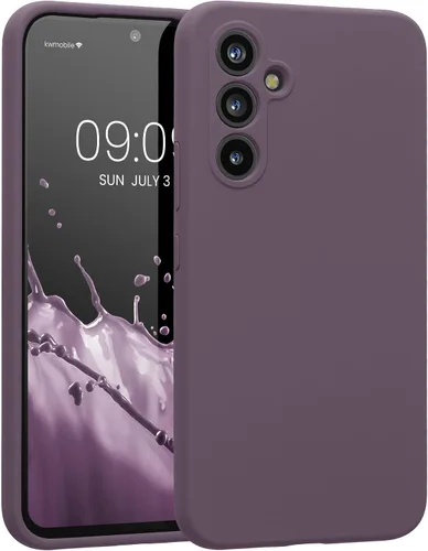 Vista 150 de kwmobile Funda compatible con Samsung Galaxy A13 4G - Funda delgada de silicona TPU - Acabado suave al tacto - Amarillo radiante