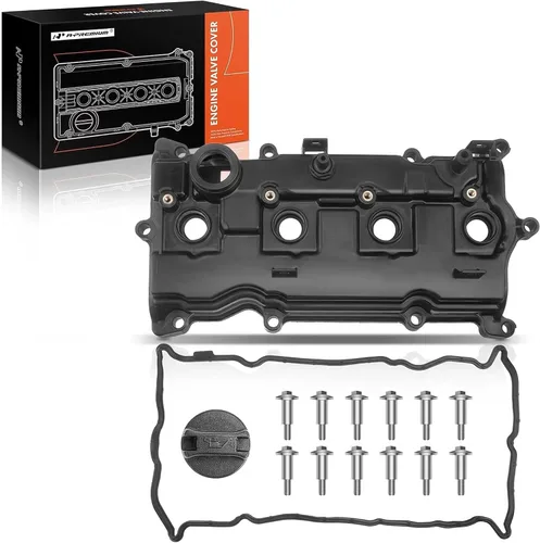 Vista 11 de Kit de cubierta de válvulas de motor A-Premium, con tapa de llenado de aceite y pernos y junta, compatible con Nissan Altima 2002-2006, Sentra