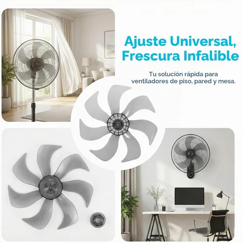 Vista 2 de Angoily Reemplazo de la cuchilla del ventilador de 13.36", aspas