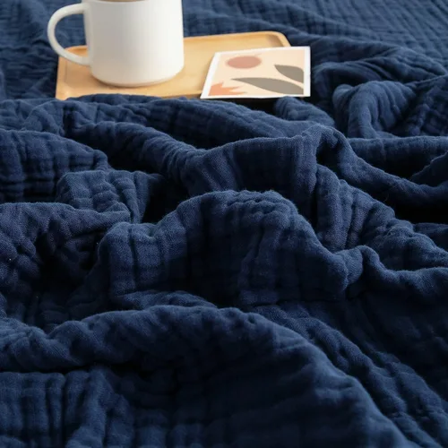 Vista 15 de EMME Mantas de muselina para bebé, 100% algodón, arrullo de gasa de 4 capas de 40 x 50 pulgadas, ligeras, suaves, transpirables, para niños