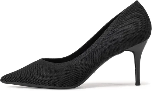 Vista 2 de LYTIYO Zapatos de tacón bajo con punta puntiaguda para mujer