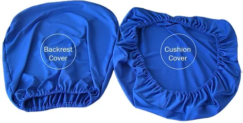 Vista 5 de Melaluxe - Funda para silla de oficina de computadora, funda universal protectora y elástica, cubierta elástica para silla giratoria