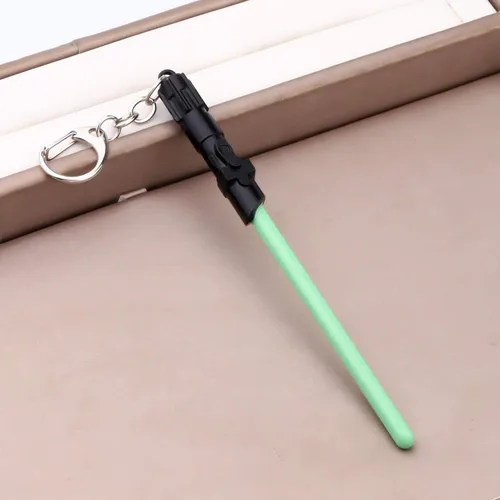 Vista 4 de FAADBUK Darth Vader - Llavero con sable de luz, regalos de cosplay de Wars para amigos, familia