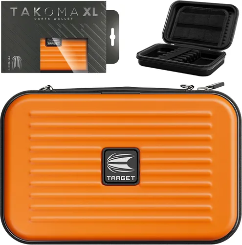 Vista 8 de Target Darts Takoma XL - Estuche tipo cartera para dardos, Negro - Capacidad para 6 dardos, Soporte protector de EVA con bolsas de doble cierre