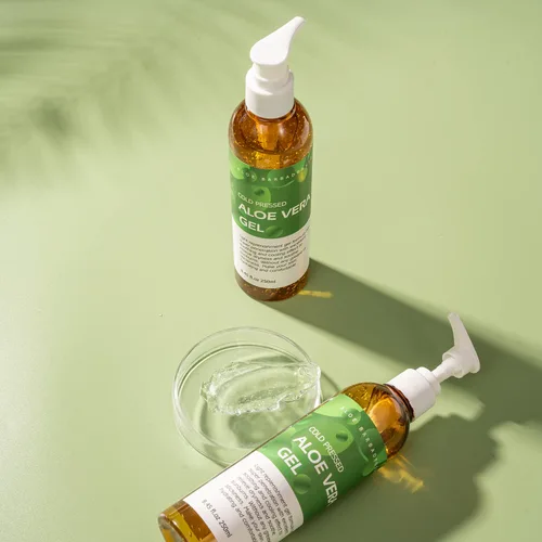 Vista 2 de benatu Gel de Aloe Vera para Cara y Cabello, 100% Puro Prensado en Frío, Hidratante Facial Natural para Alivio de Quemaduras Solares, Acné, Cuidado