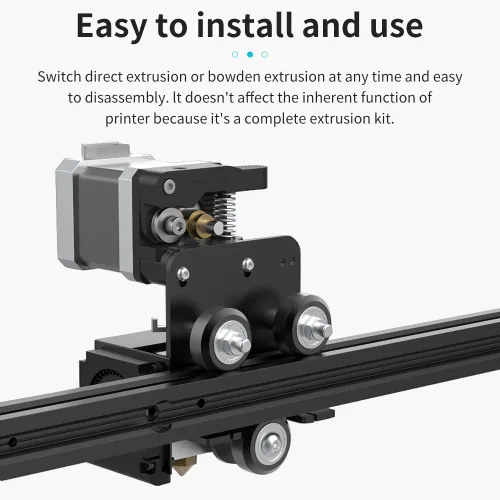Vista 5 de Creality Kit de actualización original Ender 3 Direct Drive, viene con kit de Hotend de motor paso a paso 42-40, ventilador extrusor