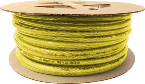 Vista 17 de Coilhose Pneumatics PFE60254TY Flexeel Manguera de aire de poliuretano reforzado, 3/8" diámetro interior, 25' de longitud con (2) accesorios