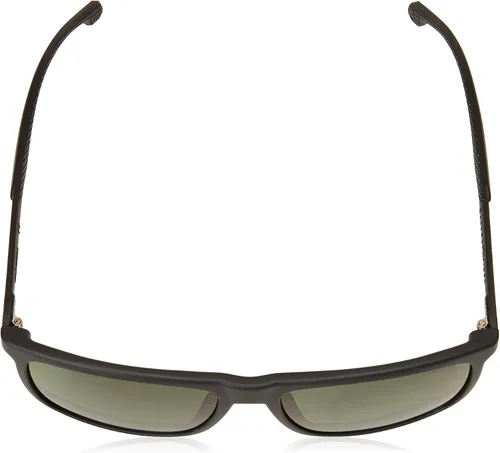 Vista 4 de Gafas de sol Carrera (8032-S SUBUC) Matt Black - Lentes polarizadas gris verde