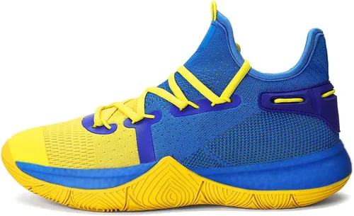 Vista 7 de WETIKE - zapatillas de básquetbol antideslizantes para niños y niñas, zapatillas para correr al aire libre (niños pequeñosniños grandes)