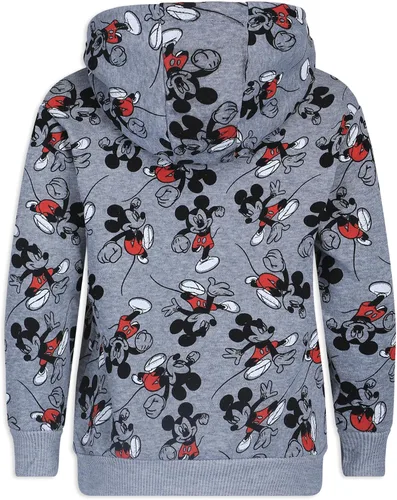 Vista 7 de Disney Mickey Mouse - Paquete de 2 sudaderas con capucha para niños pequeños y pequeños, color grisnegrorojo