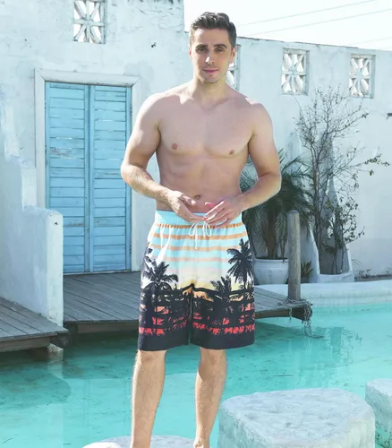 Vista 33 de UNICOMIDEA Bañador para hombre con forro de compresión de 9 pulgadas de largo