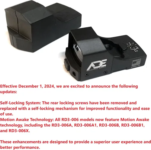 Vista 2 de Ade Advanced Optics Python RD3-006x - Mira reflectante de punto verde para pistola Sig Sauer P365, color negro