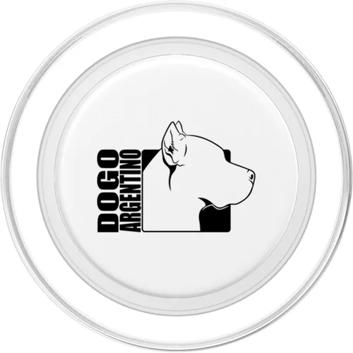Vista 2 de Funny proud Dogo Argentino profile dog mom dog PopSockets MagSafe PopGrip for iPhone