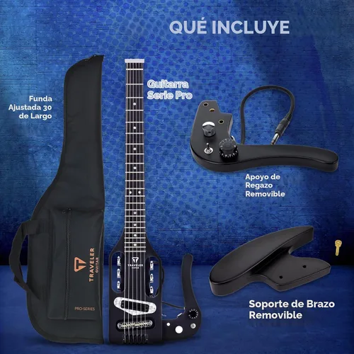 Vista 5 de Traveler Guitar Guitarra acústica Pro-Series Mod-X (negro mate), derecha, (PSM BKM)