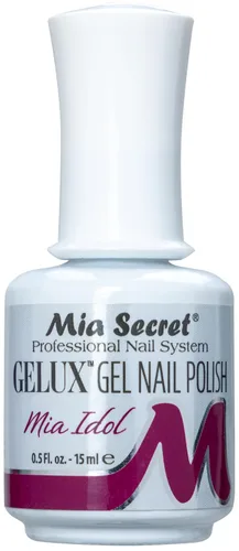 Vista 14 de Mia Secret Gelux Esmalte de Uñas en Gel Removible con Remojo - Negro - Curado con Lámpara de Uñas - Esmalte de Uñas en Gel de Larga Duración