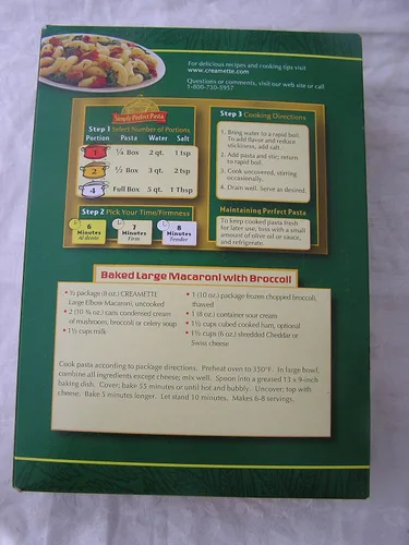Vista 4 de Creamette Fideos Macarrones Codo Grande 1# Tres (3) Cajas