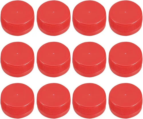 Vista 10 de Healifty Tapas de botellas de plástico de 1.18 pulgadas, cubiertas planas de botellas para niños, manualidades, educación en el hogar, proyectos