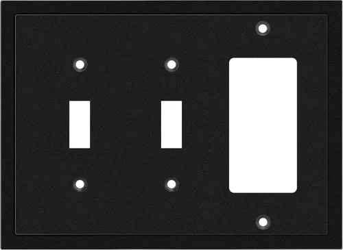 Vista 28 de Henne Bery Placa decorativa de pared con borde moderno, tapa de tomacorriente para cubrir enchufe, aleación de zinc maciza duradera