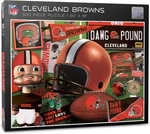 Vista 16 de YouTheFan - Rompecabezas serie retro NFL, 500 piezas