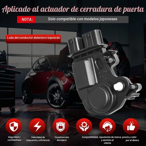 Vista 2 de FAERSI Motor de Actuador de Cerradura de Puerta Delantera Izquierda Compatible con Honda Accord Civic CR-V Element Odyssey Pilot 2003 2004 2005