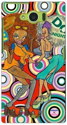 Vista 15 de MSOJ1C-ABWH-151-M827 Cute Dancers, Circle and Yellow Back Design by Artwork/for Xperia J1 Compact D5788/MVNO Smartphone (SIM Free Device)