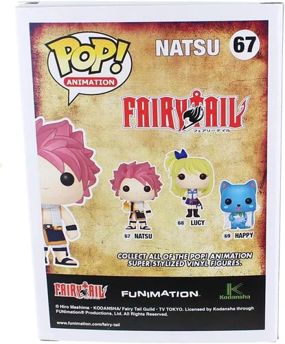 Vista 3 de Figura de acción Fairy Tail Natsu Funko POP Anime
