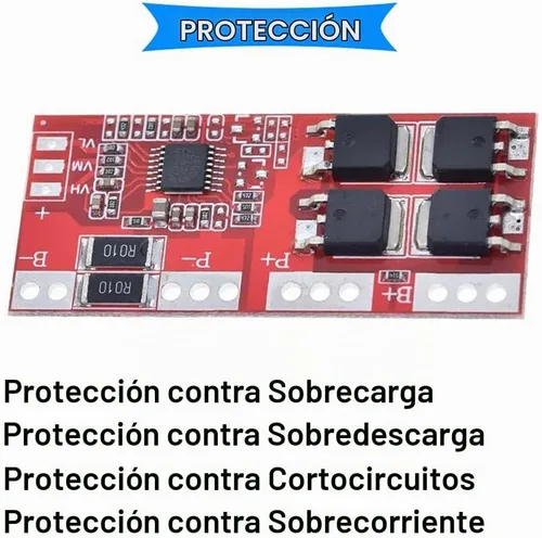 Vista 3 de 2PCS 4S 30A 14.4V 14.8V 16.8V Tablero de protección de batería de litio 18650 Módulo de cargador Tablero de protección para batería de litio