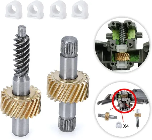 Vista 4 de Kit de reparación de engranajes de motor de cierre superior convertible compatible con BMW 2000-2010 E36 E46 E64 323Ci 325Ci 330Ci 645Ci 650i M3 M6