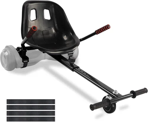 Vista 16 de Accesorio de asiento para aeropatineta, para aeropatinetas de 6.5 pulgadas, 8 pulgadas, 10 pulgadas, carrito de hover para niños y adultos