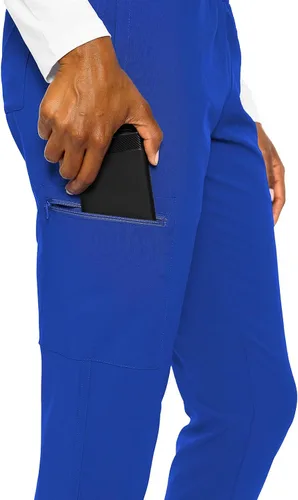 Vista 2 de Med Couture Pantalón deportivo Energy con cintura fruncida para mujer