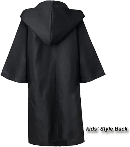 Vista 4 de OSBO GradSeason Bata con capucha para niños y adultos, túnica de caballero Jedi, capas de Star Wars, disfraz genial para Halloween y cosplay