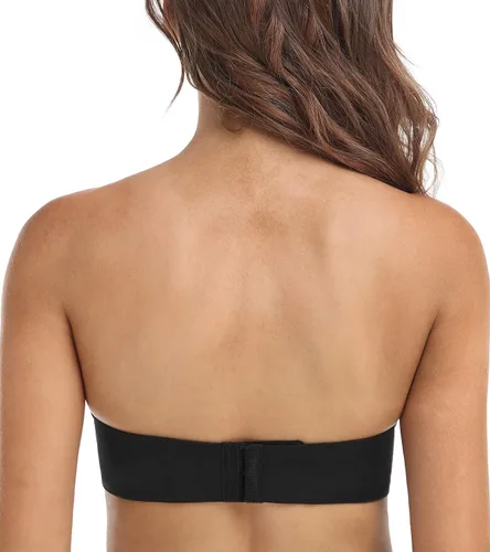 Vista 2 de DotVol Brasier convertible con relleno y escote en U profundo para mujer