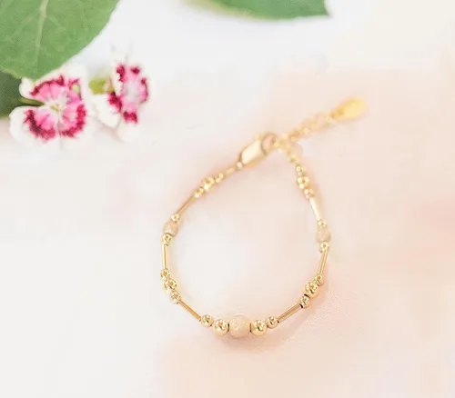 Vista 4 de Cherished Moments Bracelet, 14K Gold-Plated Oro Estilo 1 (9 Meses - 4 Años)