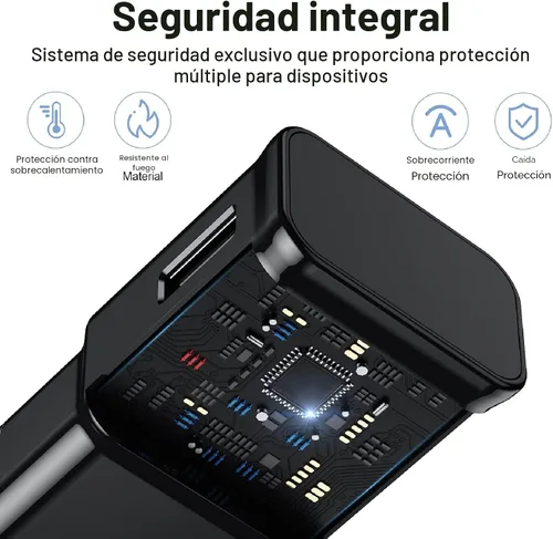 Vista 2 de Cargador USB C Samsung de carga rápida para teléfono Android tipo C de 6.6 pies para Samsung Galaxy Phone