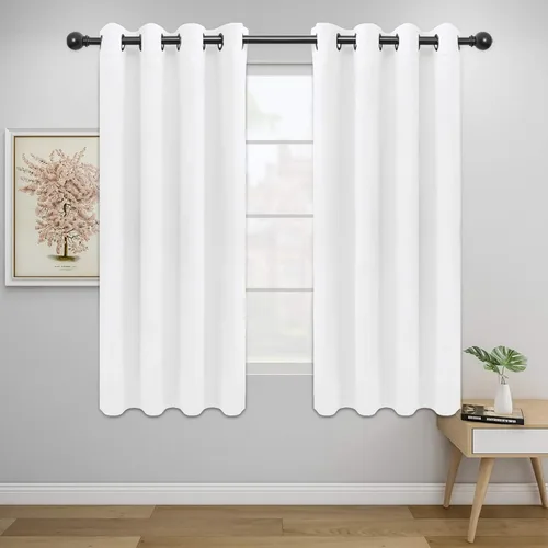 Vista 303 de Easy-Going - Cortinas opacas para dormitorio, aislamiento térmico sólido con ojales, cortinas de ventana para reducción de ruido, cortinas