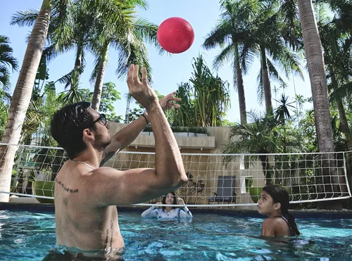 Vista 5 de Juego de voleibol para piscina Pro Volly Retrofit Dunn Rite