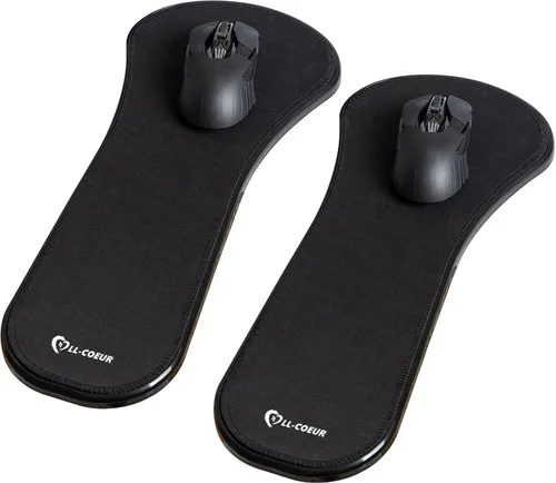 Vista 11 de LL-COEUR Reposamuñecas de apoyo para mesa y silla, extensor de escritorio ergonómico, soporte multifuncional para mouse para computadora (negro)