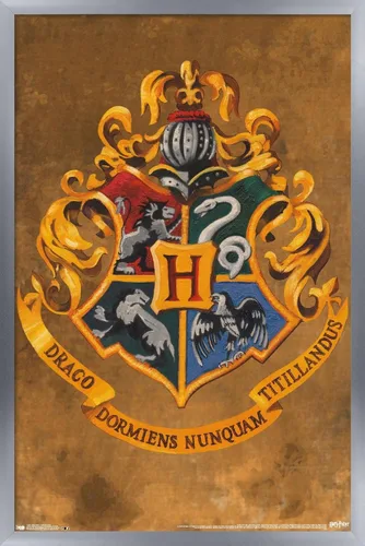Vista 11 de Trends International Wizarding World: Harry Potter-Hogwarts, póster de pared con cresta de 14.725 x 22.375 pulgadas, versión enmarcada de madera