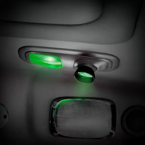 Vista 2 de C2W Lentes de luz de cúpula rectangular y mapa redondo compatibles con Peterbilt