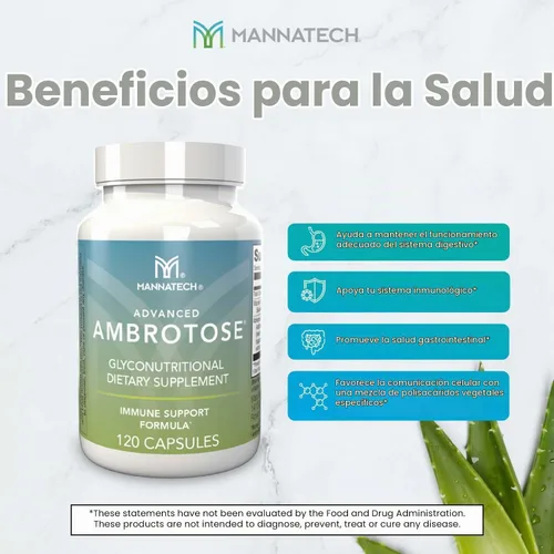 Vista 5 de Mannatech - Advanced Ambrotose® - 120 Cápsulas