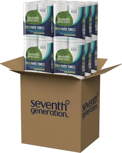 Vista 12 de Seventh Generation Toallas de papel, 100% papel reciclado, 2 capas, 2 unidades (paquete de 12)