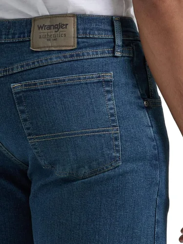 Vista 4 de Wrangler Authentics - Jeans clásicos de 5bolsillos y corte relajado y flexible para hombre