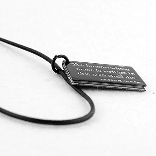 Vista 3 de Collar de cuaderno de anime de la muerte, regalo de cosplay, Zinc, No