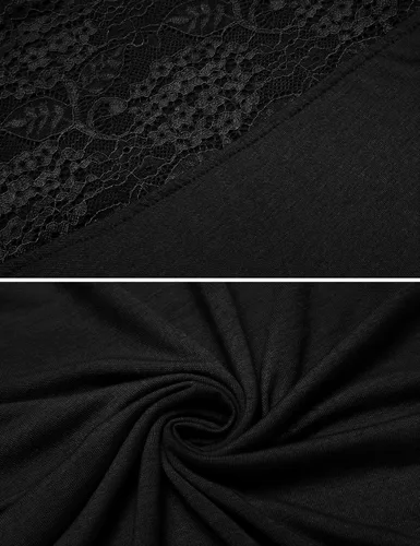 Vista 5 de Zeagoo - Camiseta sin mangas elástica de cuello holgado y fruncido, con drapeado lateral, para mujer