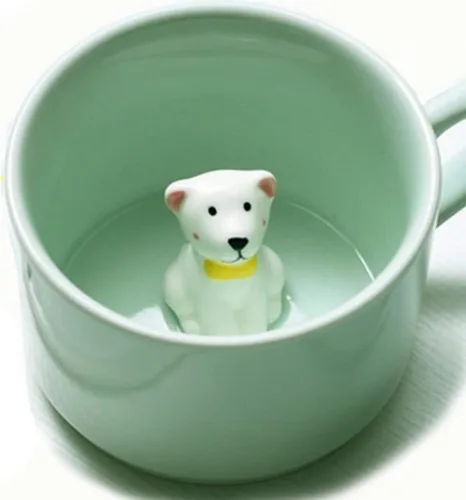 Vista 12 de Chick Taza de Café 3D Taza de Cerámica de Lindo Animal de Dibujos Animados - Animal Bebé Adentro, Mejor Taza de Oficina y Regalo de Cumpleaños 8 OZ