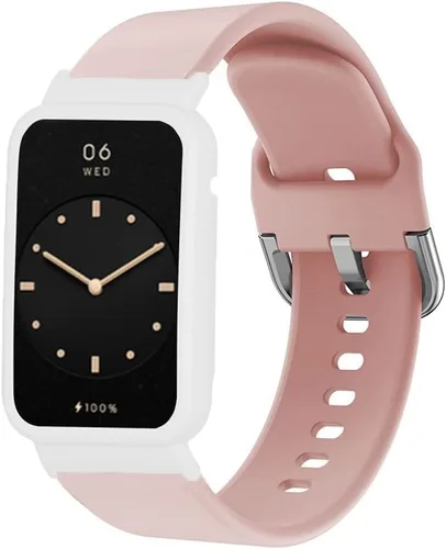 Vista 5 de Senter Correa de repuesto de goma suave para Huawei Band 7 Pro Smart Watch