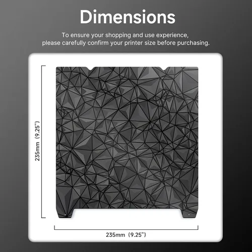 Vista 12 de YOOPAI - Hoja de doble cara PEI + PEO y placa de construcción magnética flexible, plataforma de cama para impresora 3D de 235 x 235 mm para Creality